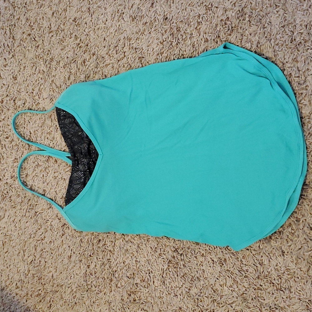 Lululemon Bra Tank Top Size 4 Teal